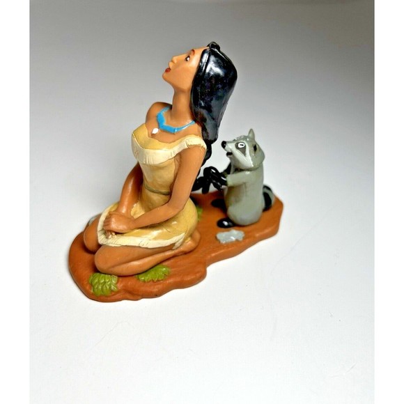 Disney Pocahontas & Meeko 3" PVC Figure Decopac Applause Cake Topper 90's - Picture 3 of 11